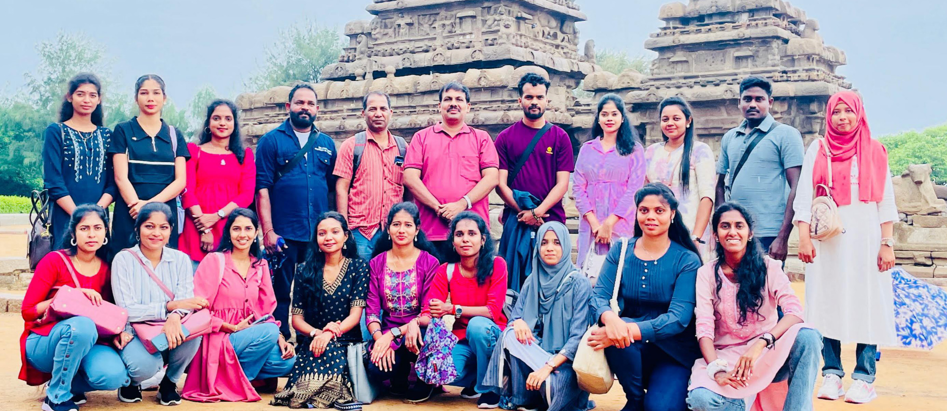 Department of Tamil students visited to South India